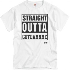 GB Str8 Outta T-shirt Pink