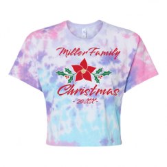 Women's Tie Dye Crop Top Tee