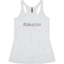 Ladies Slim Fit Super Soft Racerback Triblend Tank