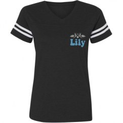 Ladies Relaxed Fit Vintage Sports Tee