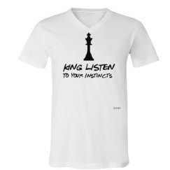 Unisex V-Neck Jersey Tee