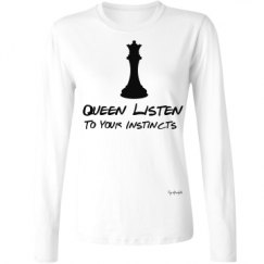 Ladies Relaxed Fit Basic Long Sleeve Tee