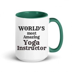 15oz Ceramic Mug with Color Inside