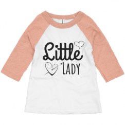 Toddler 3/4 Sleeve Raglan Tee