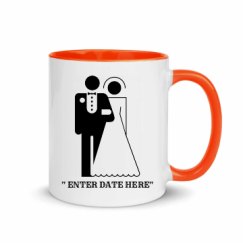 11oz Ceramic Mug with Color Inside