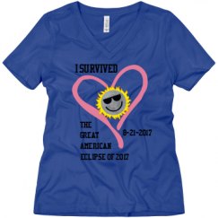 Ladies Relaxed Fit V-Neck Tee