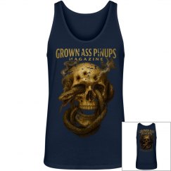 Grown Ass Pinups Magazine Distressed Tank Top