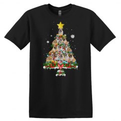 Bulldog Christmas Gift Cute Bulldog Christmas Tree Dog 