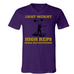 Unisex V-Neck Jersey Tee