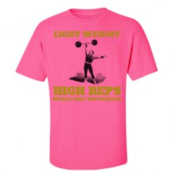 Unisex Ultra Cotton Safety Neon Crewneck Tee