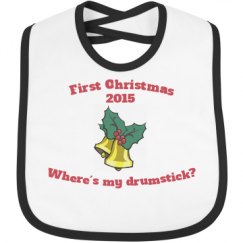 Infant Contrast Trim Bib