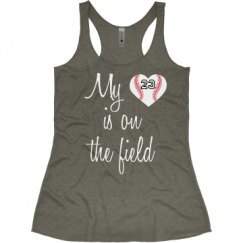 Ladies Slim Fit Super Soft Racerback Triblend Tank