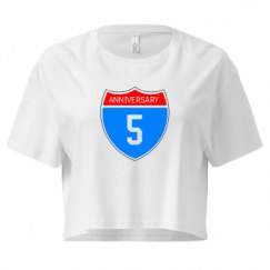 Ladies Festival Cali Crop Top Tee