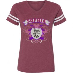 Ladies Relaxed Fit Vintage Sports Tee
