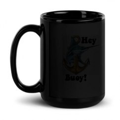 15oz Black Glossy Mug
