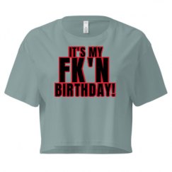 Ladies Festival Cali Crop Top Tee