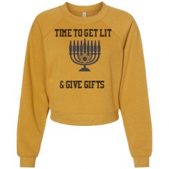 Women's Raglan Pullover Fleece