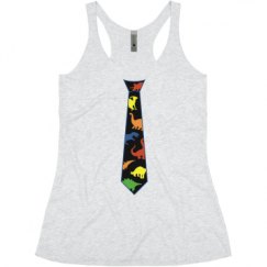 Ladies Slim Fit Super Soft Racerback Triblend Tank