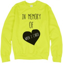 Unisex Neon Crewneck Sweatshirt