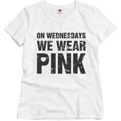 On Wednesdays we wear pin