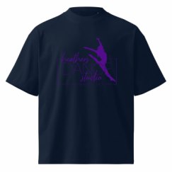 Unisex Organic Oversized High Neck T-Shirt