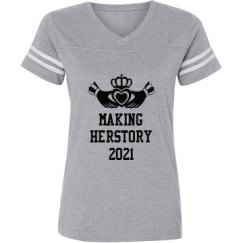 Ladies Relaxed Fit Vintage Sports Tee