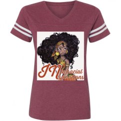 Ladies Relaxed Fit Vintage Sports Tee