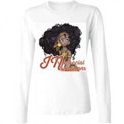 Ladies Relaxed Fit Basic Long Sleeve Tee