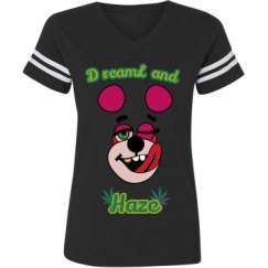 Ladies Relaxed Fit Vintage Sports Tee