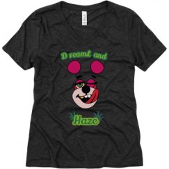 Ladies Relaxed Fit Super Soft Triblend V-Neck Tee