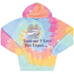 Unisex Tie-Dye Fleece Hoodie