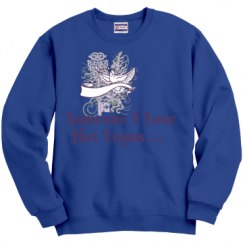 Unisex Film and Foil Crewneck Sweatshirt