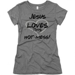 Ladies Slim Fit Super Soft Triblend Tee