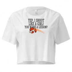 Ladies Festival Cali Crop Top Tee