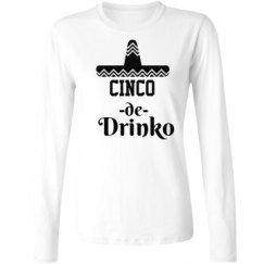 Ladies Relaxed Fit Basic Long Sleeve Tee