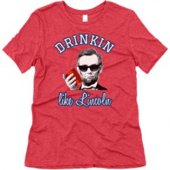 Ladies Relaxed Fit Super Soft Triblend Tee