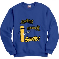 Unisex Film and Foil Crewneck Sweatshirt