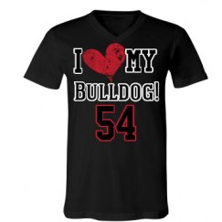 Unisex V-Neck Jersey Tee