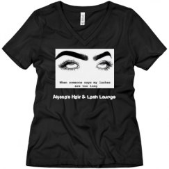 Ladies Relaxed Fit V-Neck Tee