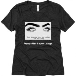 Ladies Relaxed Fit Super Soft Triblend V-Neck Tee