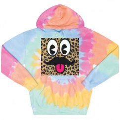 Unisex Tie-Dye Fleece Hoodie