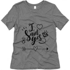 Ladies Relaxed Fit Super Soft Triblend Tee