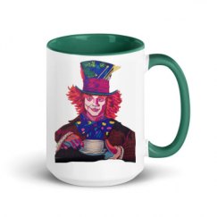 15oz Ceramic Mug with Color Inside