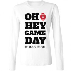 Ladies Relaxed Fit Basic Long Sleeve Tee