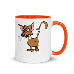 11oz Ceramic Mug with Color Inside