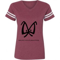 Ladies Relaxed Fit Vintage Sports Tee