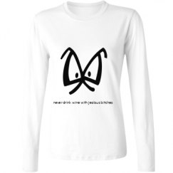 Ladies Relaxed Fit Basic Long Sleeve Tee