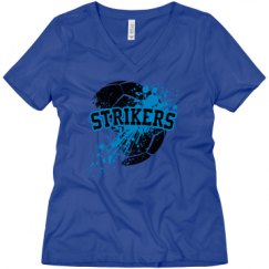 Ladies Relaxed Fit V-Neck Tee