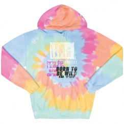 Unisex Tie-Dye Fleece Hoodie