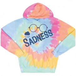 Unisex Tie-Dye Fleece Hoodie